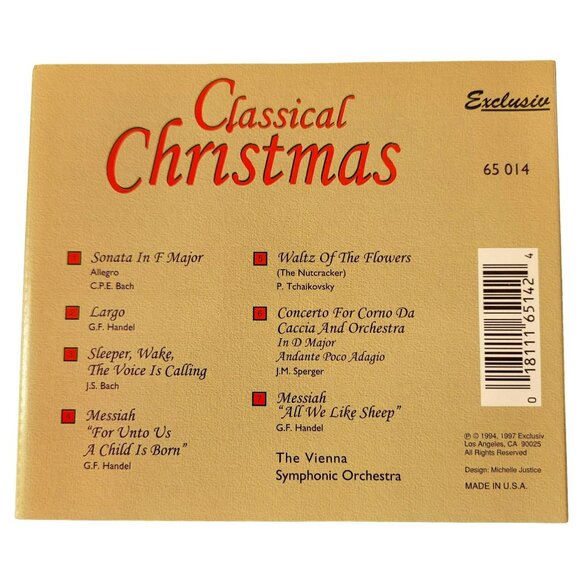 Classical Christmas CD - The Vienna Symphony Orchestra 37368cd - Picture 2 of 2